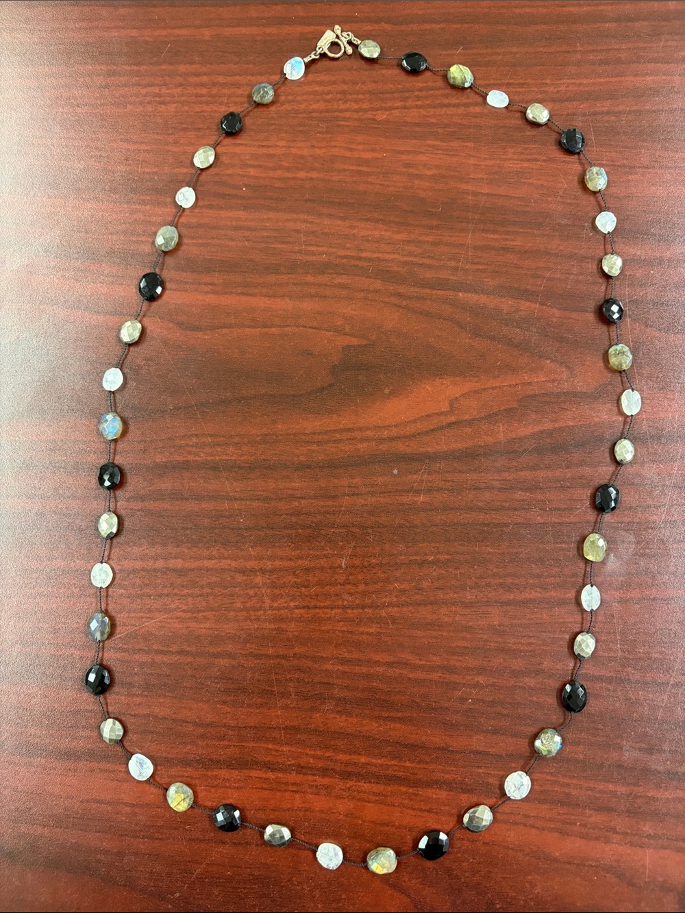 Margo Morrison Labradorite and mixed stone 35” necklace